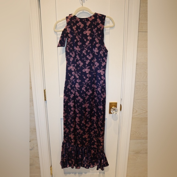 NWOT Cinq a Sept Nanon Knotted Silk Dress - Picture 3 of 6
